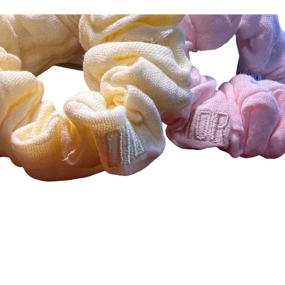 Dior Hair Scrunchies Yellow‎ & Pink Beauty GWP Cotton in Box